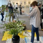 【水彩画教室作品展】花装飾生け込みから最終日まで（花の様子）